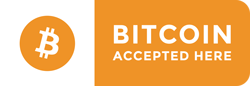 We accept credit cards, checks, paypal, and bitcoin