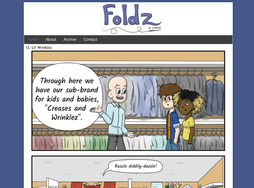 Foldz Comic